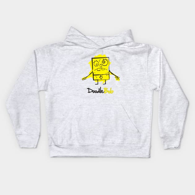 doodle bob Kids Hoodie by rifaisetyo